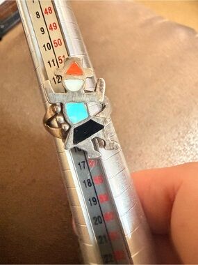 Vintage native Kachina Dancer ring